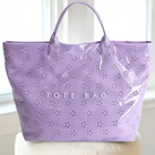 SC - Purple Eyelet TOTE BAG