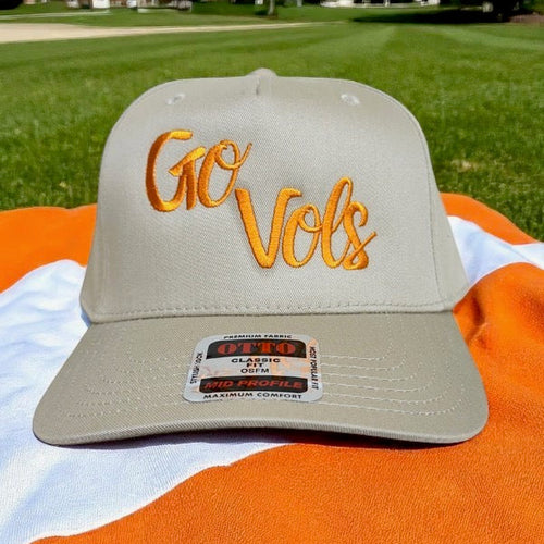 SC - Go Vols Tan Canvas Embroidered Hat