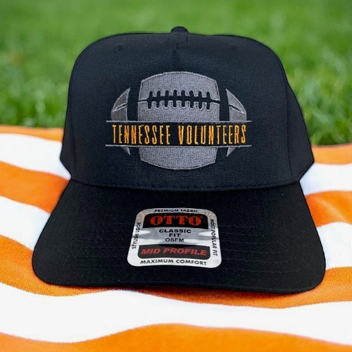 SC - TN Volunteers Black Canvas Embroidered Hat