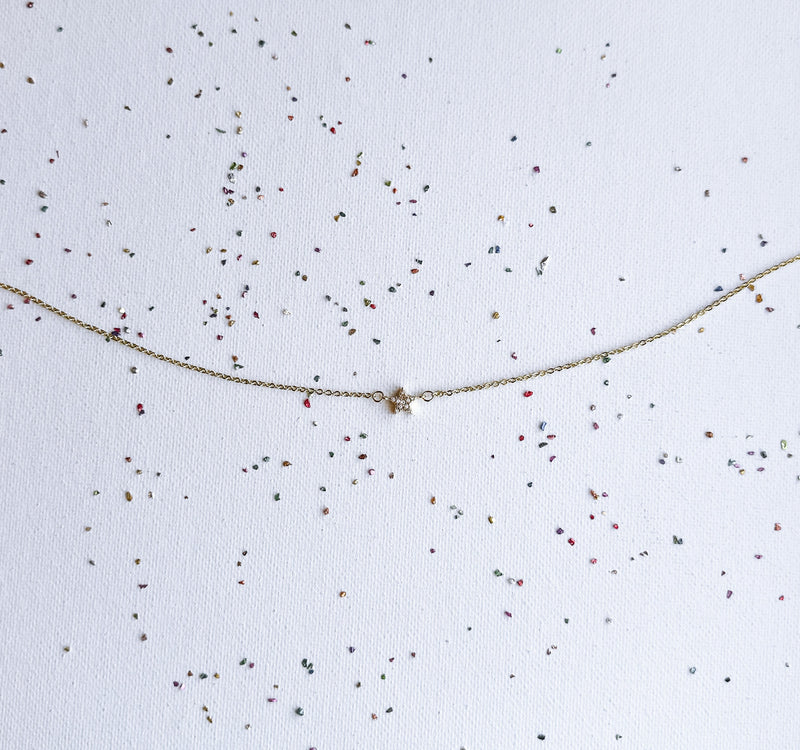 Star Charm Necklace Gold