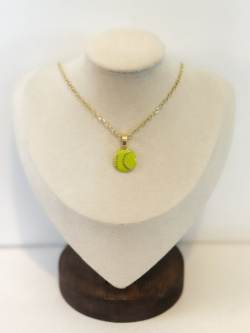 Softball Pendant