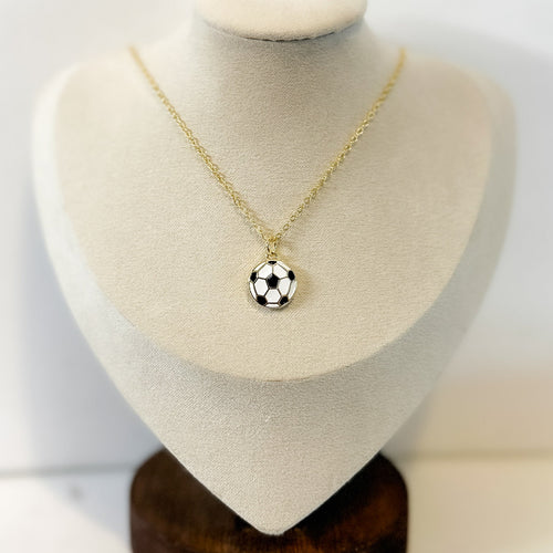 Golden Soccer Pendant