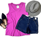 Jasmine - Sleeveless Top Orchid