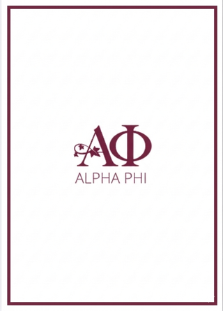 SC - ETA 6/1 - Alpha Phi Luxury Blanket