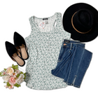 Serenely Beautiful Sleeveless Top