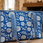 SC - Melody Blue and White Floral Tote Bag