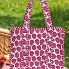 SC - Addison Strawberry Print Tote Bag