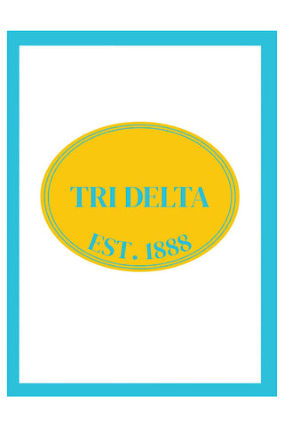 SC - ETA 6/1 - Tri Delta Luxury Blanket