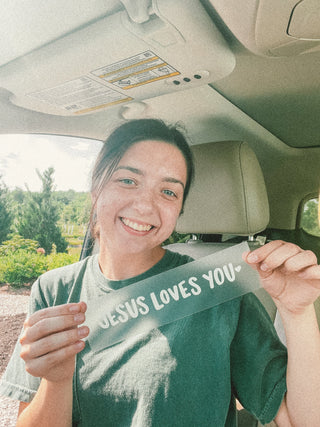 Jesus Loves You | Mirror Decal