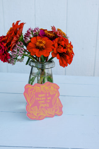 What a friend | sticker
