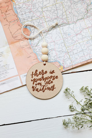 Purpose in the Waiting | Car Charm