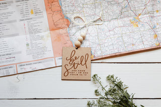 Be Still & Know | Car Charm