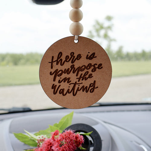 Purpose in the Waiting | Car Charm