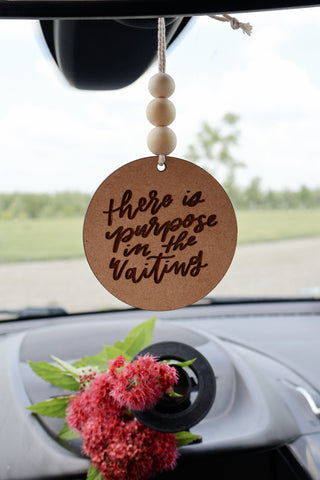 Purpose in the Waiting | Car Charm