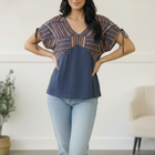 Midnight Mesa Boho Top