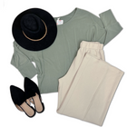 Dusty Olive Long Sleeve Dolman