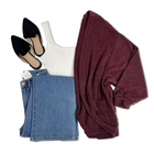Senses of Cabernet Knit Cardigan