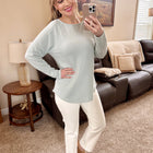Spring Mint Long Sleeve Top