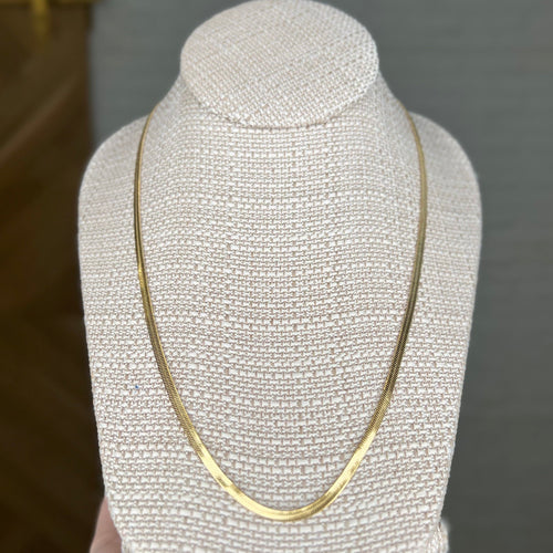 Sheer Perfection Snake Chain Necklace