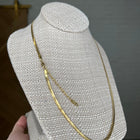Sheer Perfection Snake Chain Necklace