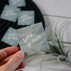 Seek peace | handlettered sticker