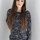 Salt & Pepper Long Sleeve Dolman