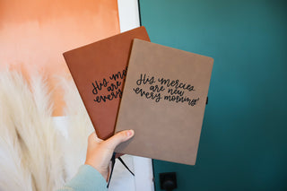 New Every Morning | leather journal notebook