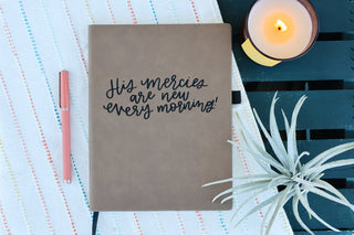 New Every Morning | leather journal notebook