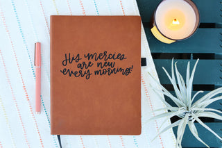 New Every Morning | leather journal notebook