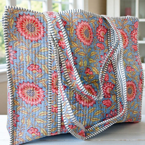 SC - ETA 6/29 - September Haze Floral Tote Bag