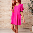 I Wanna Be Like You Dress In Fuchsia