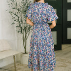 I Wanna Talk Notch Neck Midi Dress