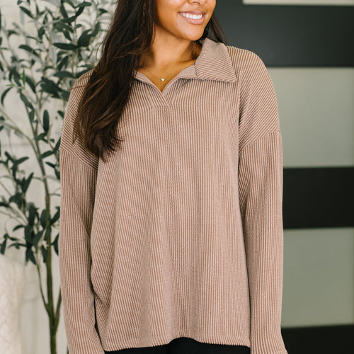 I Want You so Bad Henley Pull Over