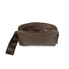 Joy Susan Gigi Crossbody with Woven Wrist Strap in Taupe