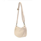Joy Susan Miranda Crescent Crossbody Bag in Ecru