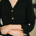 Inspire Collared Neck Dress in Black