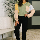 Jungle Trails Colorblock Top