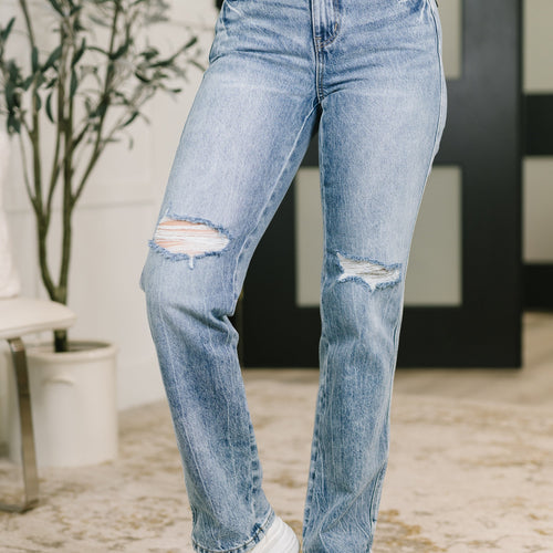 Kayla High Waist Rigid Magic Slim Straight