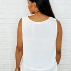 Keep it Cool or Crash Out Tank in Off White
