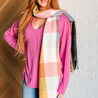 Kinda Sorta Ribbed Top in Magenta