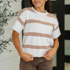 Knit & Known Drop Shoulder Sweater Knit Top