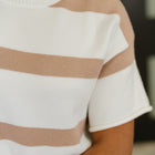 Knit & Known Drop Shoulder Sweater Knit Top