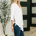 Like You Do Dual Toned Button Down
