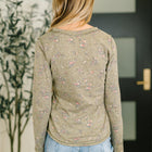 Literally Obsessed with Me Long Sleeve Top in Olive