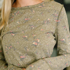Literally Obsessed with Me Long Sleeve Top in Olive