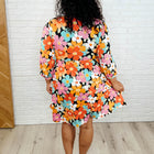 Little Bold V-Neck Knit Dress