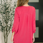 Lizzy Cardigan in Fuchsia
