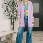 Lizzy Cardigan in Orchid Bloom