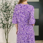 Lizzy Sunday Dress in Purple Paisley- 3/3/2026