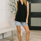 Lizzy Tank Top in Black